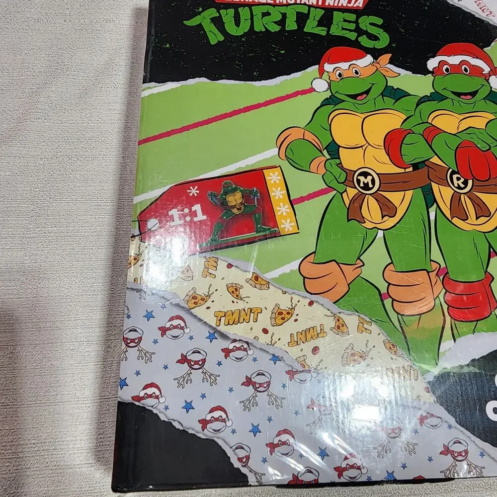 Ninja turtles Christmas Advent calendar 24 Die-cast Nano metalfigs 1:1